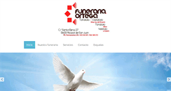 Desktop Screenshot of funerariatanatorioortega.com