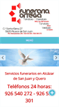 Mobile Screenshot of funerariatanatorioortega.com